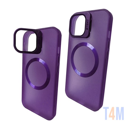 Capa de Proteção de Fusão de Silicone para Apple iPhone 14 Pro Roxo